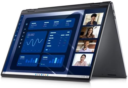 Dell Latitude 9000 (9450) 2-in-1 Laptop - 14 inch QHD+ (2560 x 1600) 500-nits Touch Display - Intel Core Ultra 7 Processor 165U 12-Core - 1TB SSD - 32GB RAM - Win11 pro
