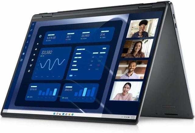 Dell Latitude 9000 9450 14" Touchscreen Convertible 2 in 1 Notebook - QHD+ - Intel Core Ultra 5 125U - Intel Evo Platform - 16 GB - 256 GB SSD - English (US) Keyboard - Magnetite