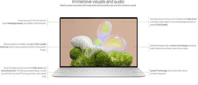 XPS 13 9350 Powerful AI Laptop 13.4 inch 3K Tandem OLED Touch Intel.Core Ultra 9 288V 32GB LPDDR5X, 8533MT/s 1TB SSD Backlit KYB Fingerprint WiFi 7 Copilot+ Thunderbolt 4 Windows 11 Pro