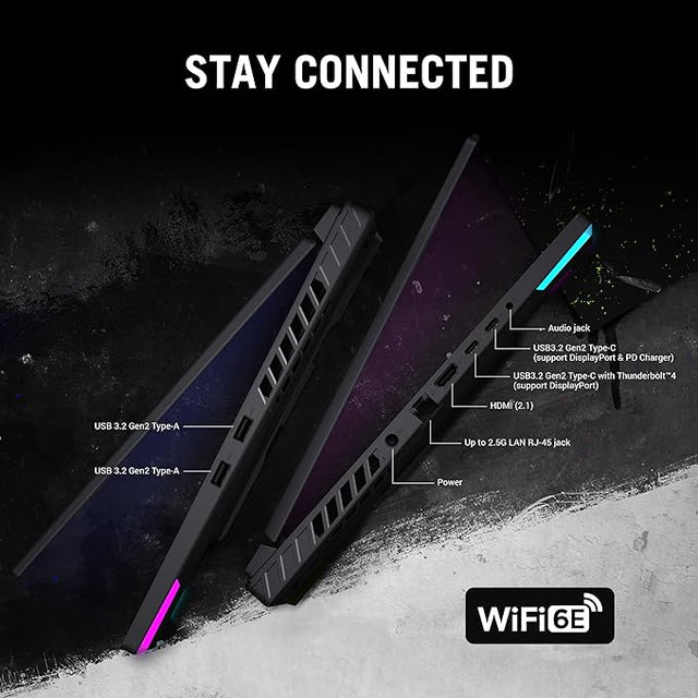 ASUS ROG Strix G16 G614JV Gaming Laptop, 16" 2K FHD+ IPS 165Hz Display, Intel Core i9-13980HX, 16GB RAM, 1TB SSD, GeForce RTX 4060 8GB GPU, ENG Backlit K/B, Win 11, Eclipse Gray