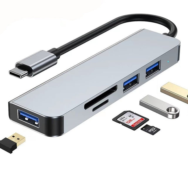 Two-to-seven splitter seven-in-one docking station usb3.0 high-speed transmission hub docking station multi-function hub