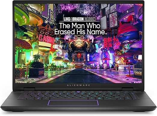 Dell Alienware m16 R2 Laptop (2024) | 16" 2560x1600 QHD+ | Core Ultra 7-155H - 1TB SSD Hard Drive - 32GB RAM - Nvidia GeForce RTX 4060 | 16 cores @ 4.8 GHz - 8GB GDDR6 Win 11 Home Black