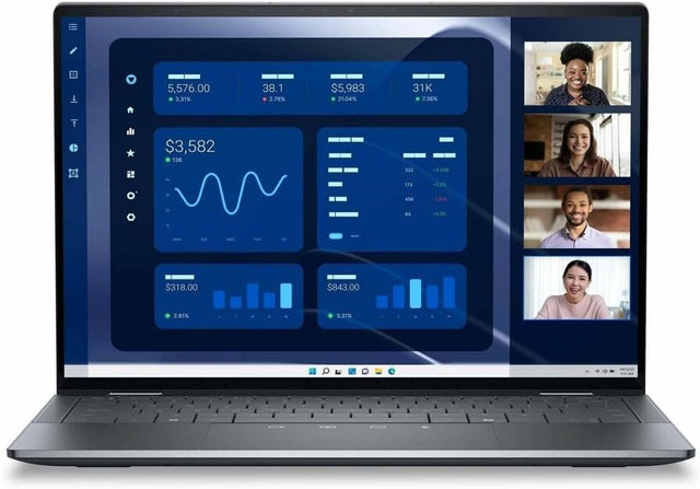Dell Latitude 9000 9450 14" Touchscreen Convertible 2 in 1 Notebook - QHD+ - Intel Core Ultra 5 125U - Intel Evo Platform - 16 GB - 256 GB SSD - English (US) Keyboard - Magnetite
