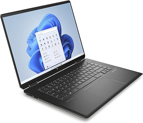 HP Spectre x360 2 in 1 Laptop 16-f2004ne,16" UHD+ touch screen, 13th Gen Intel Evo Platform, 16GB RAM, 1TB SSD, 4GB Intel Arc A370M Graphics, Windows 11 Home, En -Ar KB, Nightfall black [7Q7A1EA]